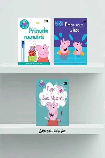 Pachet educativ Aventuri cu Peppa Pig ( 3 volume) - Neville Astley și Mark Baker