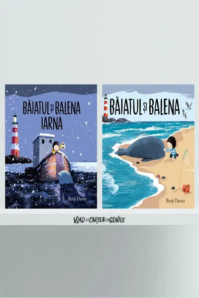 Pachet educativ Benji Davies Băiatul și balena 2 volume - Benji Davies