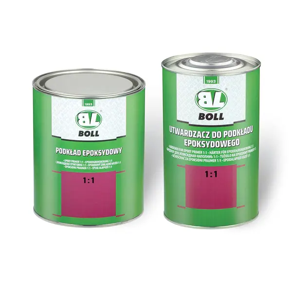 Pachet epoxy primer + intaritor 1:1 BOLL 800ml + 800ml