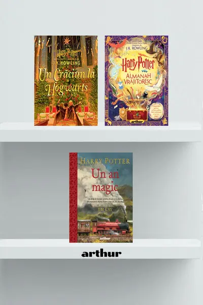 Pachet fan Harry Potter (Un an magic, Almanah vrăjitoresc, Un Crăciun la Hogwarts) - J.K. Rowling