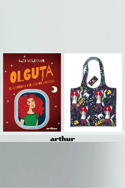 Pachet fan Olguța (Aventura din Orient Express și tote bag)
