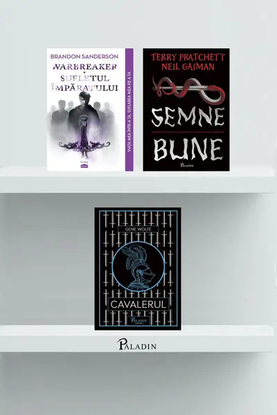 Pachet Fantasy Paladin (Warbreaker, Semne bune, Cavalerul) - Brandon Sanderson, Gene Rod...