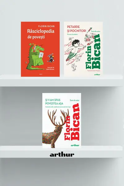 Pachet Florin Bican ( Petarde și pocnitori, Și v-am spus povestea așa, Răsciclopedia) - Florin Bican
