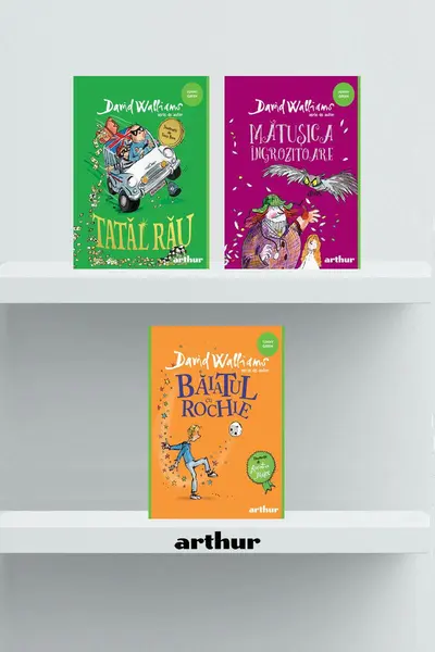 Pachet Funny (Tatăl rău, Mătușica îngrozitoare, Băiatul cu rochie) - David Walliams