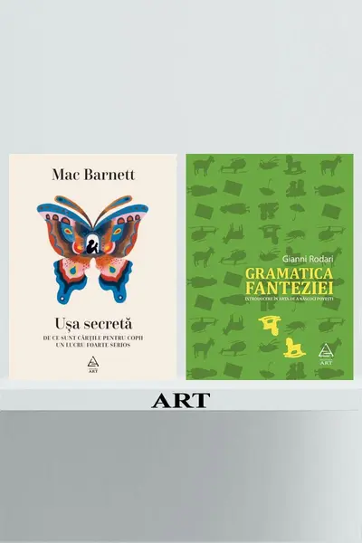 Pachet gândire creativă ( Ușa secretă, Gramatica fanteziei) - Gianni Rodari, Mac Barnett