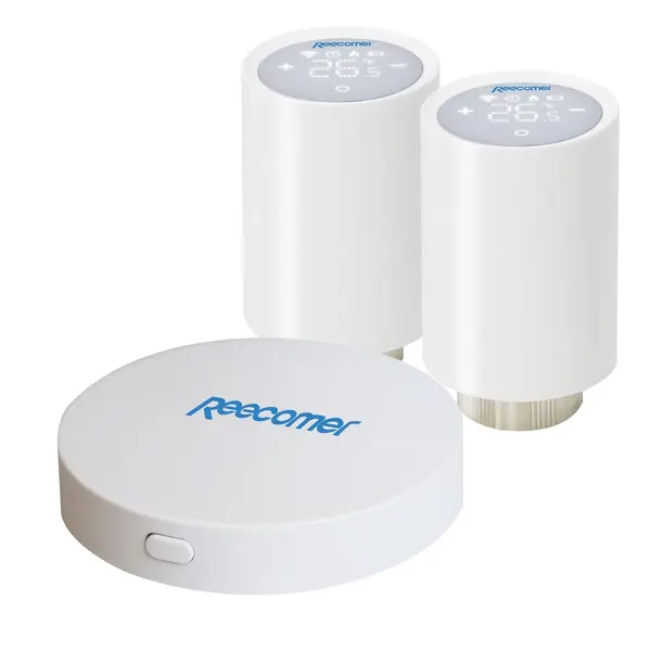Pachet gateway hub + 2x cap termostatic smart