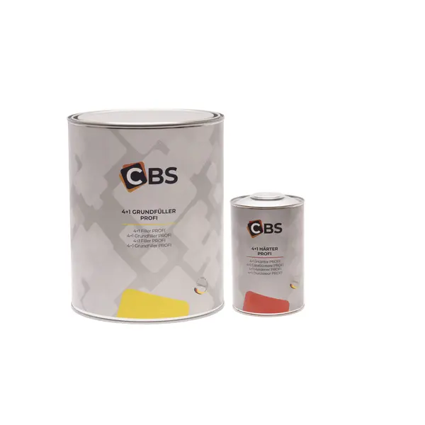 Pachet grund filler + intaritor 4:1 CBS negru 4L+ 1L