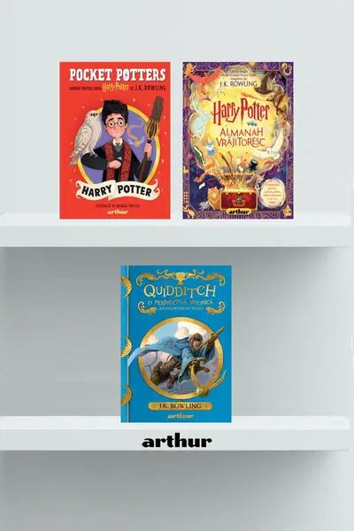 Pachet Harry Potter ( Almanah Vrăjitoresc, Quidditch, Pocket Potters1)