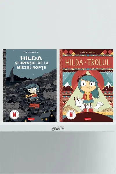 Pachet HILDA 2 volume (Trolul, Uriașul de la miezul nopții) - Luke Pearson