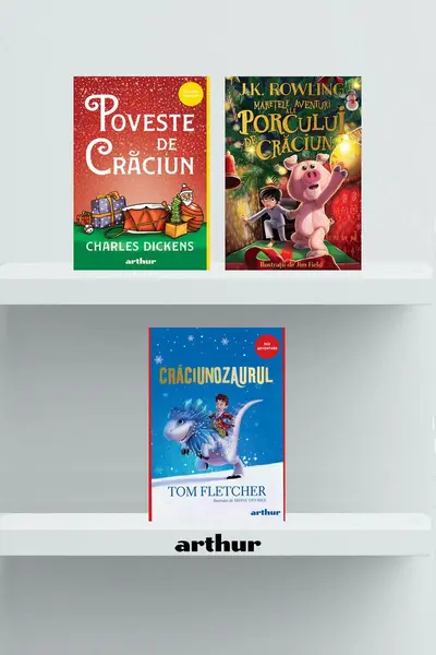 Pachet iarnă( Crăciunozaurul, Poveste de Crăciun, Mărețele aventuri ale Porcului de Crăciun)