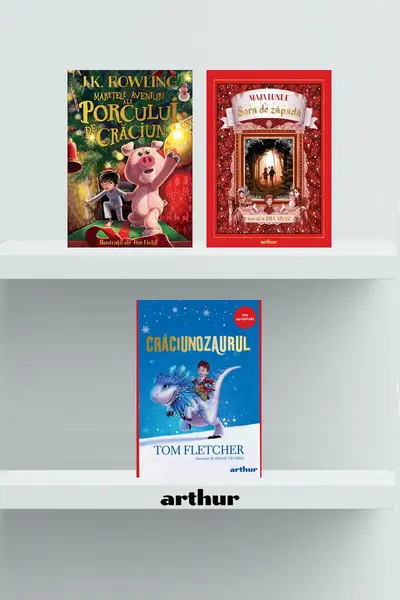 Pachet iarnă( Sora de zăpadă, Crăciunozaurul, Mărețele aventuri...) - J.K. Rowling, Maja Lunde, T...