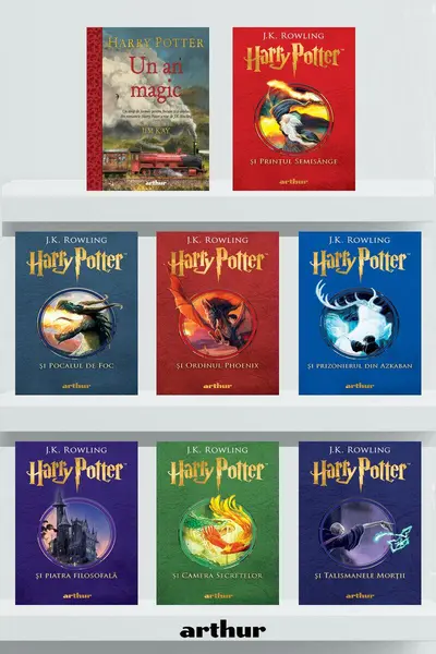 Pachet integrala Harry Potter (7 volume) cu An Magic