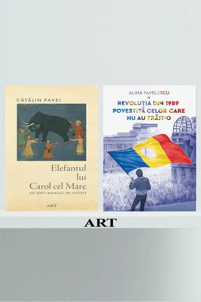 Pachet Istoria pe înțelesul tinerilor (Revoluția din 1989, Elefantul lui Carol cel Mare) - Alina Pavelescu, Cătălin Pavel