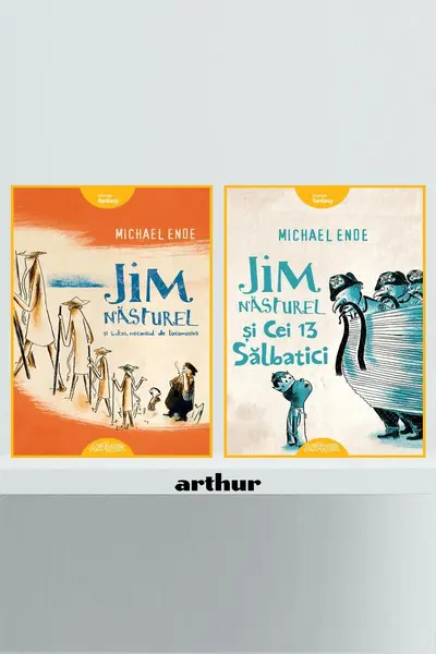 Pachet Jim Năsturel (Jim Năsturel şi Lukas, Jim Năsturel și cei 13 sălbatici) - Michael Ende