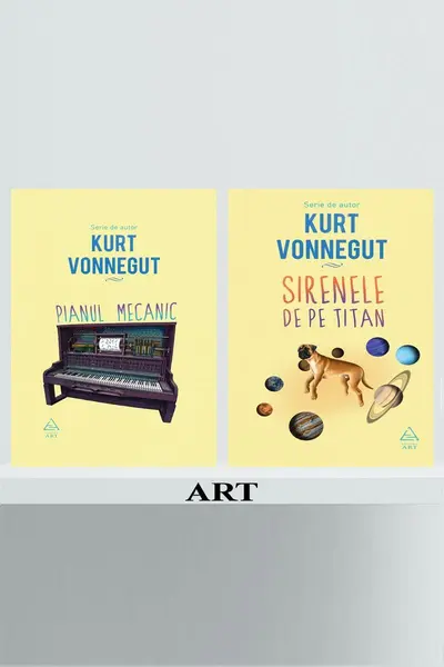 Pachet Kurt Vonnegut (Pianul mecanic, Sirenele de pe Titan)