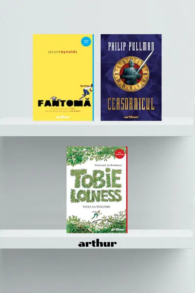 Pachet lecturi pentru 12 ani ( Ceasornicul,Tobie Lolness, Fantomă) - Philip Pullman, Timothée de...