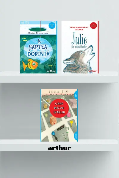 Pachet lecturi pentru 13 ani (Când mă vei întâlni, Julie, A șaptea dorință) - Jean Craighead George, Rebe...