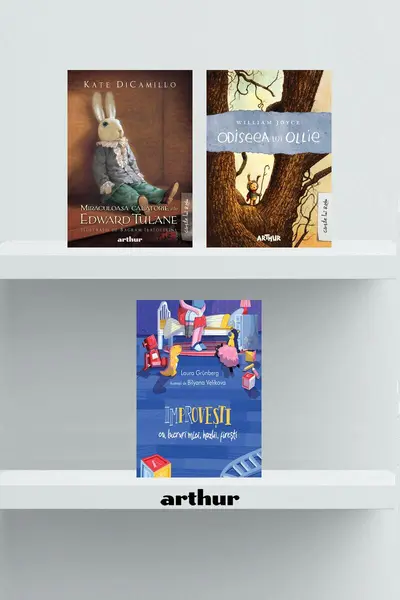 Pachet lecturi pentru 9 ani (Improvești, Edward Tulane, Odiseea lui Ollie) - Joyce William Edward, Kate ...