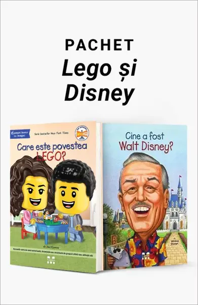 Pachet Lego și Disney. Care este povestea Lego?/Cine a fost Walt Disney? - Jim O’Connor