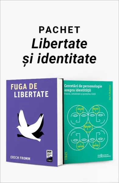 Pachet Libertate și identitate. Fuga de libertate/Cercetări de personologie asupra identității - Erich Fromm
