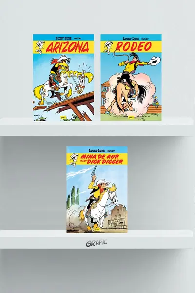 Pachet Lucky Luke 3 volume - Morris