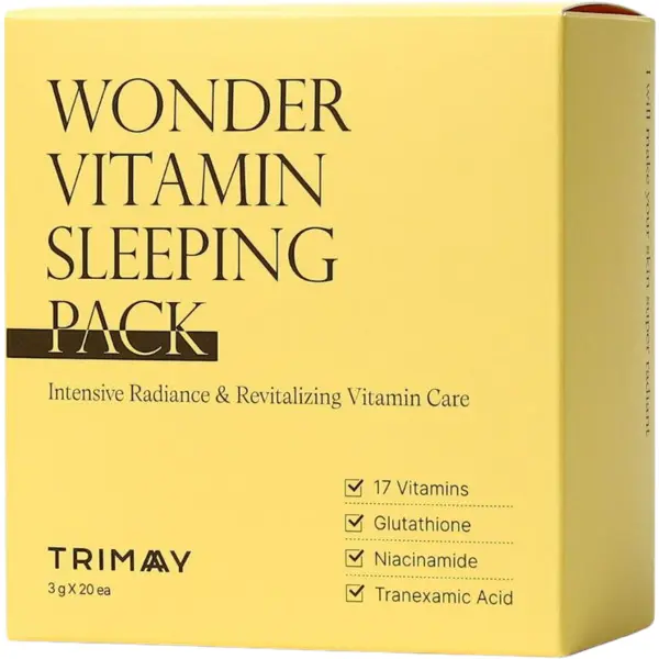 Pachet Masti de Noapte pentru Luminozitate si Revitalizare Wonder Vitamin 3g x 20buc