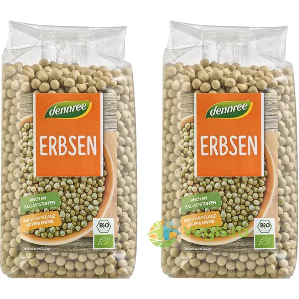 Pachet Mazare Verde Intreaga Ecologica/Bio 500g+500g