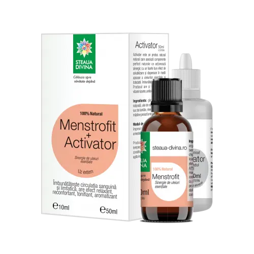 Pachet Menstrofit 10ml + Activator 50ml, Steaua Divina