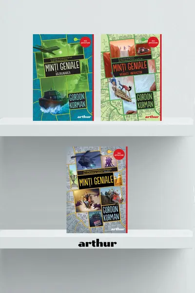 Pachet Minți geniale 3 volume (paperback) - Gordon Korman