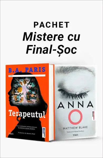 Pachet Mistere cu Final-Șoc. Terapeutul/Anna O - B.A. Paris