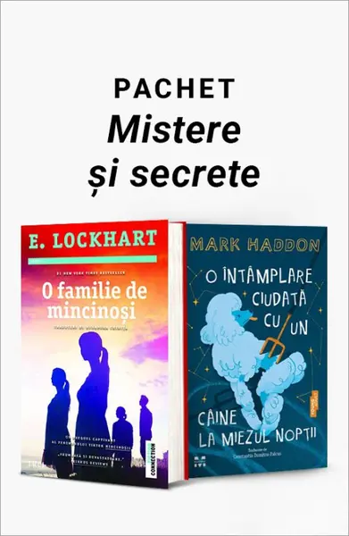 Pachet Mistere și secrete. O familie de mincinoși/O întâmplare ciudată cu un câine la miezul nopţii - E. Lockhart