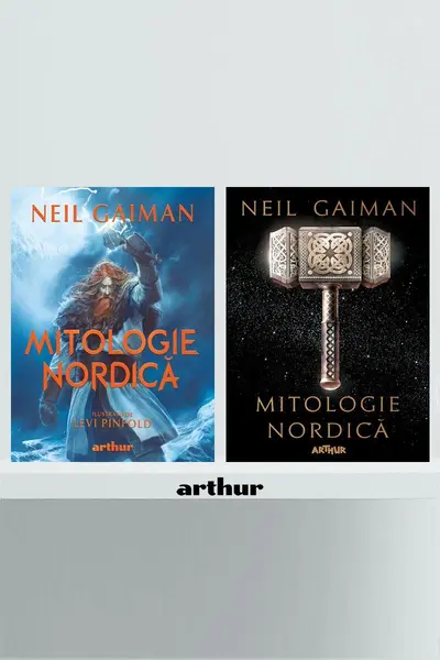 Pachet Mitologie nordică (ediția integrală și varianta ilustrată) - Neil Gaiman