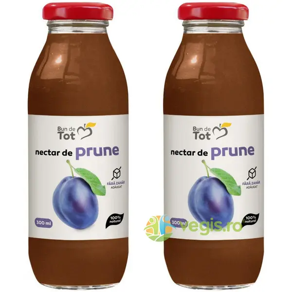 Pachet Nectar de Prune fara Zahar Adaugat 300ml+300ml