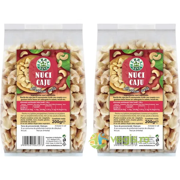Pachet Nuci Caju 200g+200g