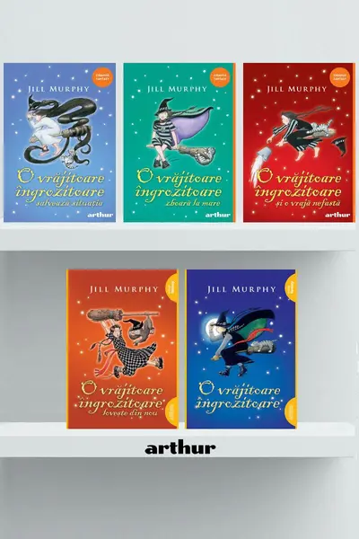 Pachet O vrăjitoare îngrozitoare (5 volume Orange Fantasy) - Jill Murphy