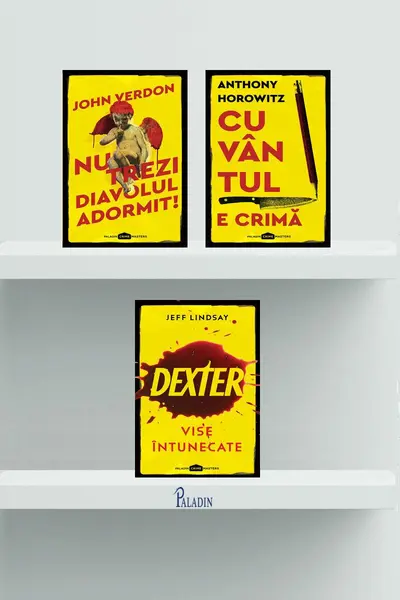 Pachet Paladin Crime Masters ( Nu trezi diavolul adormit!, Cuvântul e crimă, Dexter. Vise întunecate)