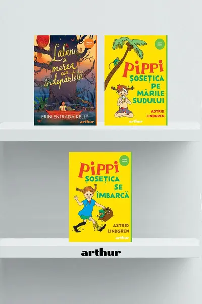 Pachet Personaje curajoase (3 volume) - Astrid Lindgren, Kelly Erin...