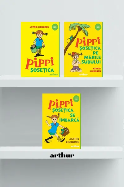 Pachet Pippi Șosețica (3 volume) - Astrid Lindgren