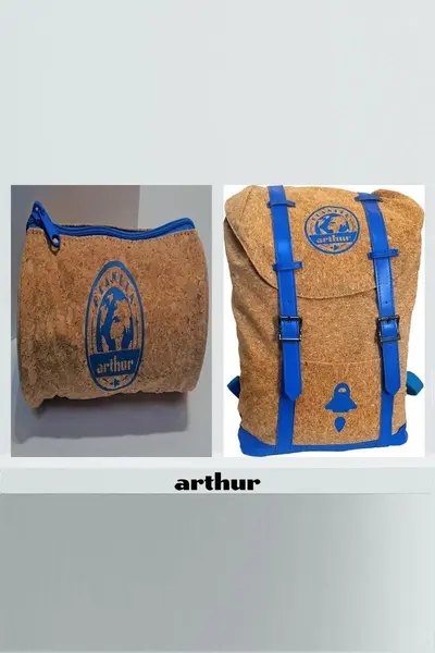 Pachet Planeta Arthur ( rucsac și penar din plută)