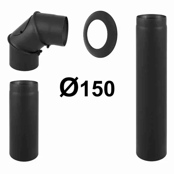 Pachet premium otel burlan cot reglabil flansa diametru fi 150 grosime mare 2mm