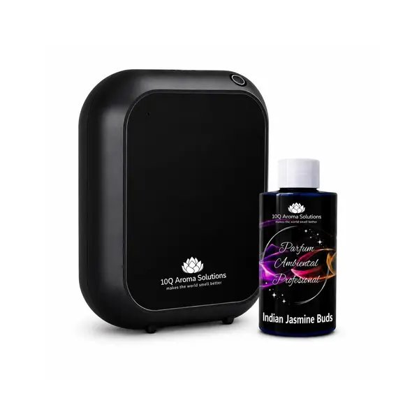 Pachet Promo: 10Q Aroma Eco Plus Negru + Rezerva Parfum Ambiental Profesional 100 g