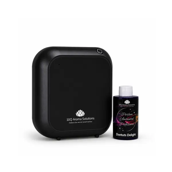 Pachet Promo: 10Q Aroma Eco Plus Negru + Rezerva Parfum Ambiental Profesional 100 g