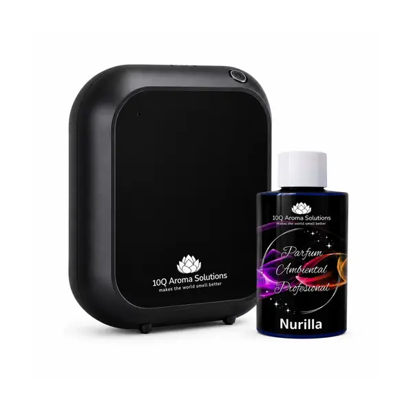 Pachet Promo: 10Q Aroma Eco Plus Negru + Rezerva Parfum Ambiental Profesional 100 g