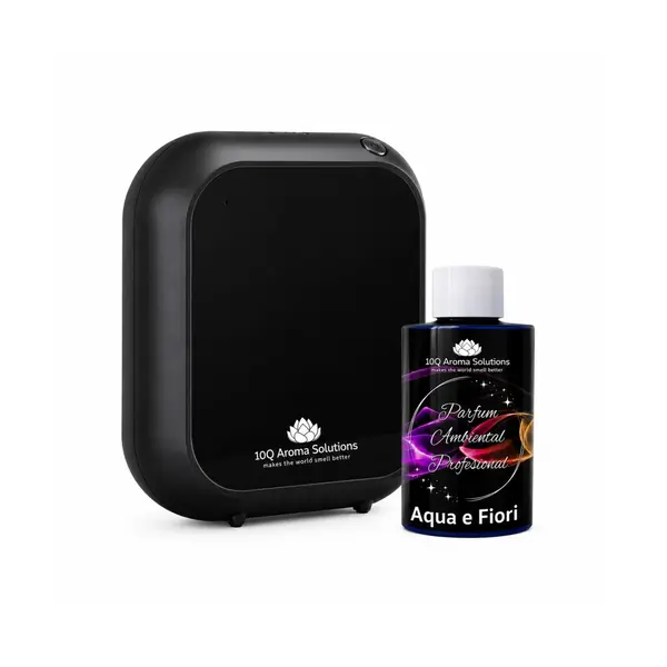 Pachet Promo: 10Q Aroma Eco Plus Negru + Rezerva Parfum Ambiental Profesional 100 g