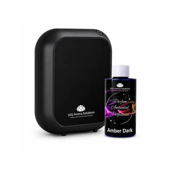 Pachet Promo: 10Q Aroma Eco Plus Negru + Rezerva Parfum Ambiental Profesional 100 g