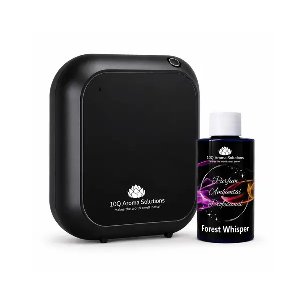 Pachet Promo: 10Q Aroma Eco Plus Negru + Rezerva Parfum Ambiental Profesional 100 g