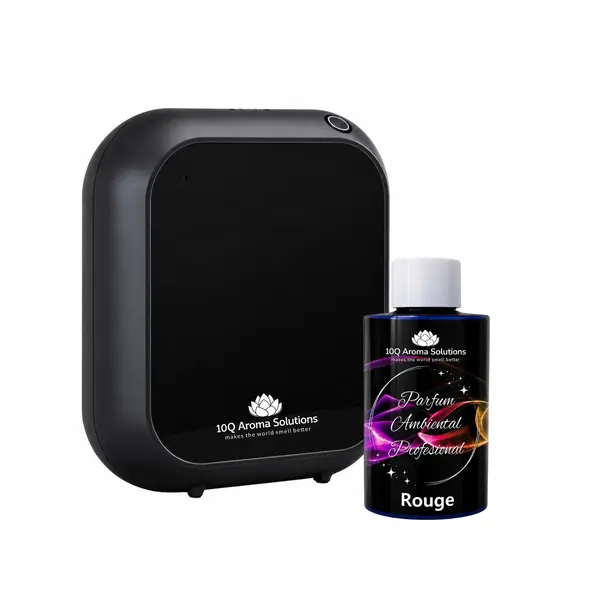 Pachet Promo: 10Q Aroma Eco Plus Negru + Rezerva Parfum Ambiental Profesional 100 g