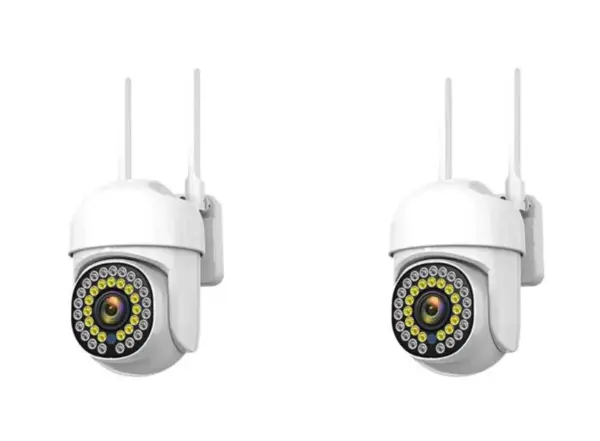 Pachet promo: 2 Camere de Supraveghere Jortan JT 8161 Full Color Smart Camera + 2 Carduri de memorie 32 GB