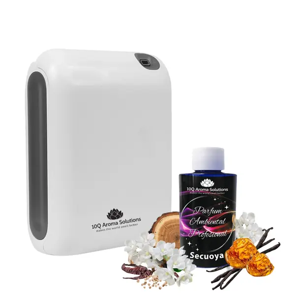 Pachet Promo: Aparat Parfumare Ambientala Profesionala 10Q AromaLux Future 400 B3 + Rezerva