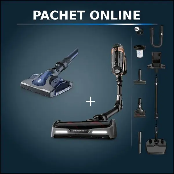 Pachet PROMO Aspirator vertical fara fir X-Force Flex15.60 RH99F1WO si Cap de aspirare Aqua ZR009600